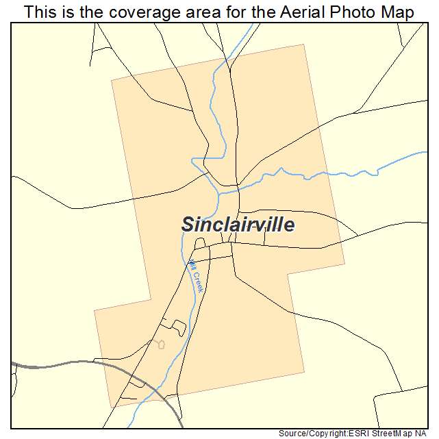 Sinclairville, NY location map 