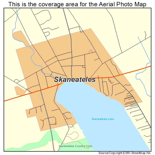 Skaneateles, NY location map 