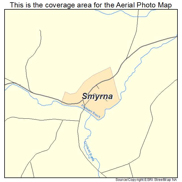 Smyrna, NY location map 