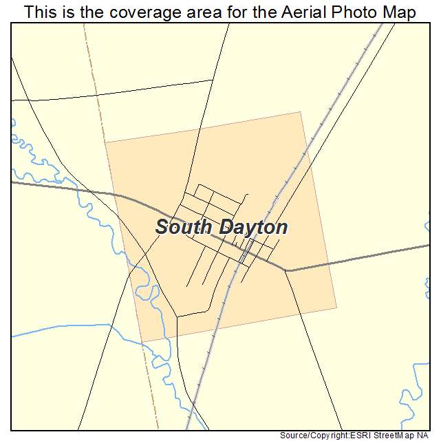 South Dayton, NY location map 