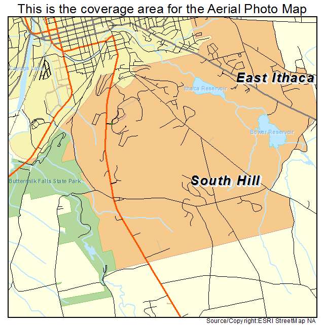 South Hill, NY location map 