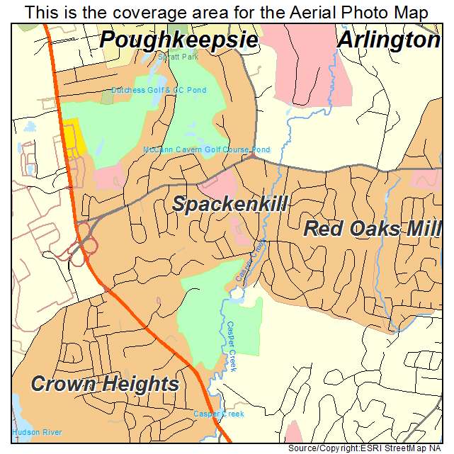 Spackenkill, NY location map 