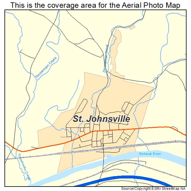 St Johnsville, NY location map 