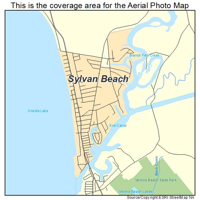 Sylvan Beach, NY location map 