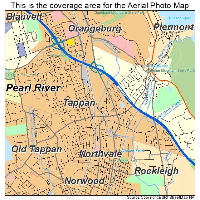 Tappan, NY location map 