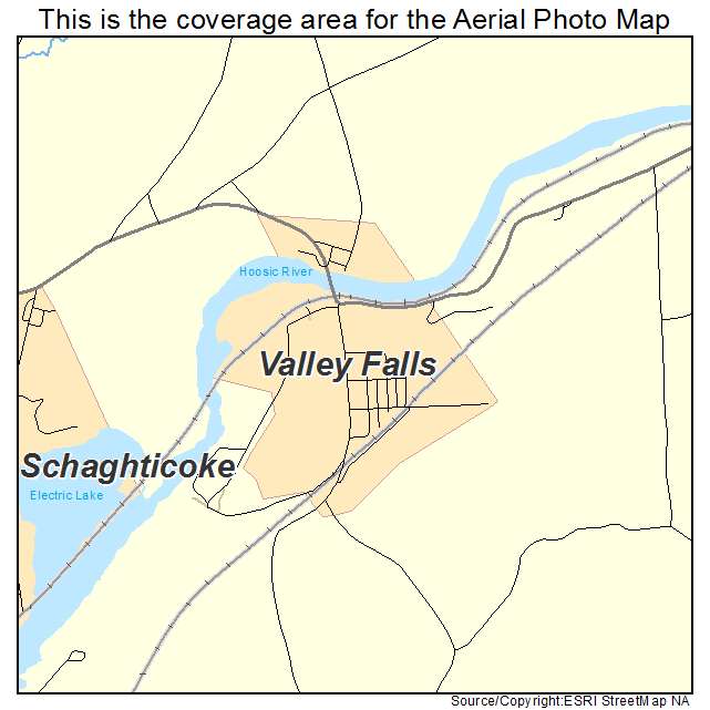 Valley Falls, NY location map 
