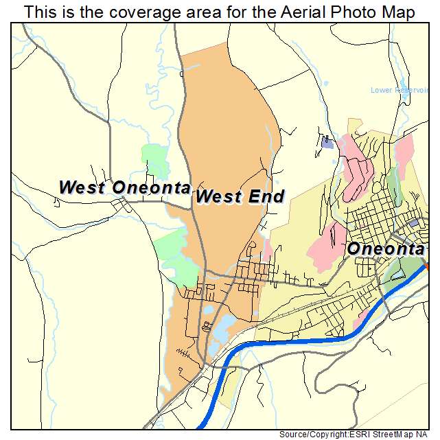 West End, NY location map 