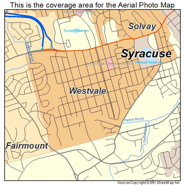 Westvale, NY location map 