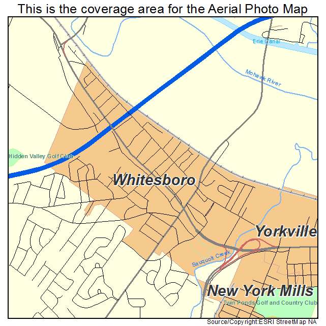 Whitesboro, NY location map 