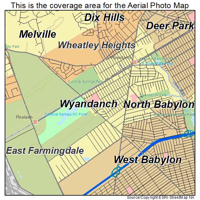 Wyandanch, NY location map 