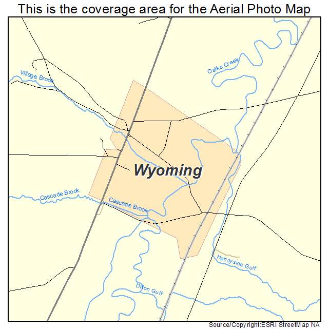 Wyoming, NY location map 
