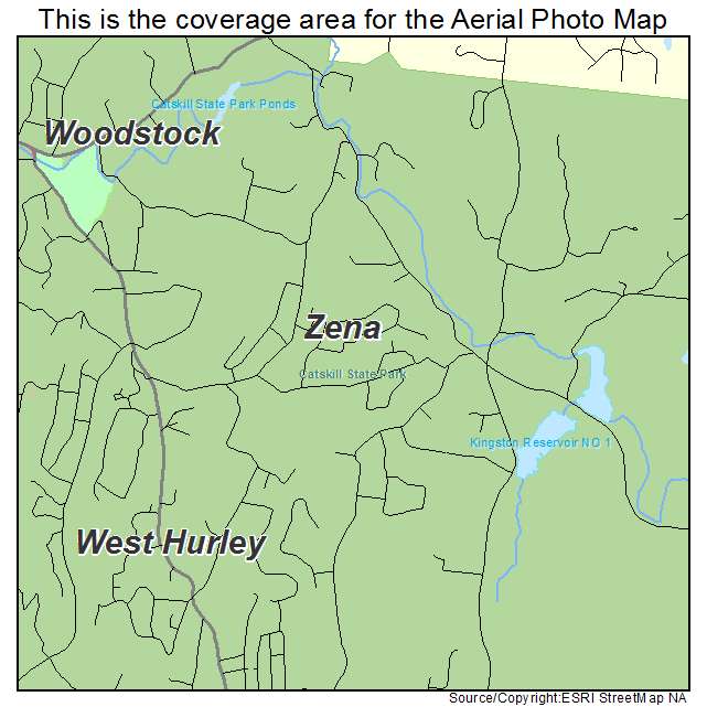 Zena, NY location map 