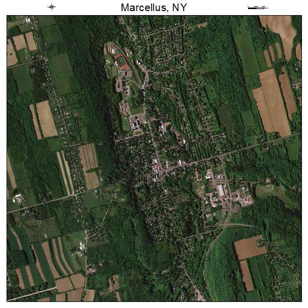 Marcellus, NY air photo map