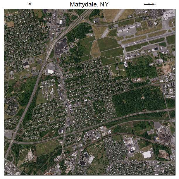 Mattydale, NY air photo map