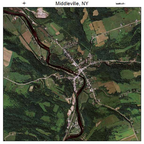 Middleville, NY air photo map