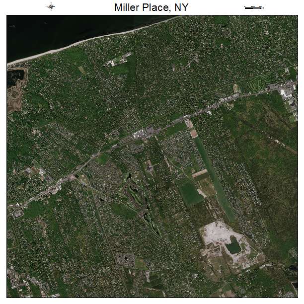 Miller Place, NY air photo map