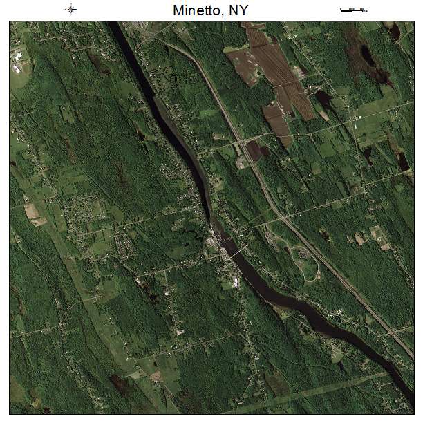 Minetto, NY air photo map