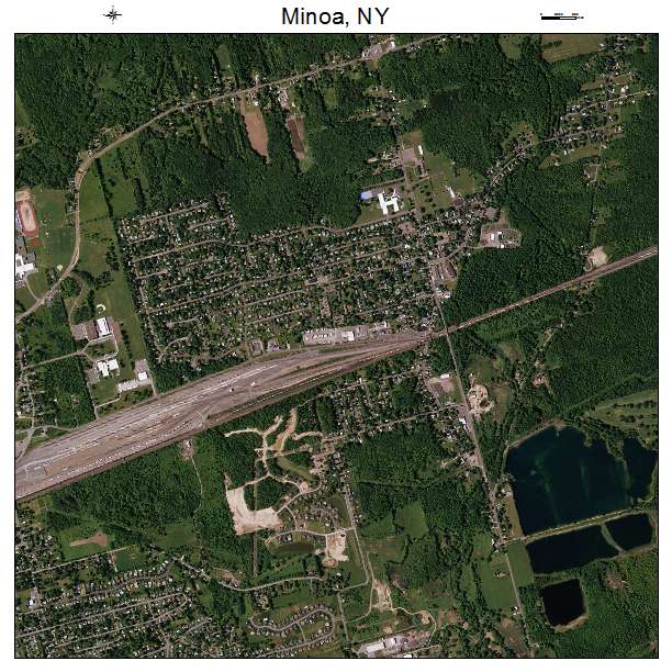 Minoa, NY air photo map