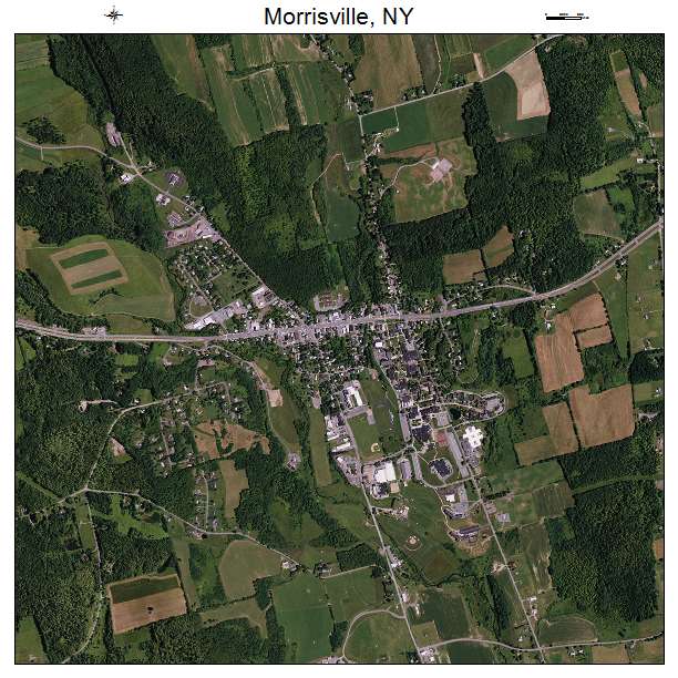 Morrisville, NY air photo map