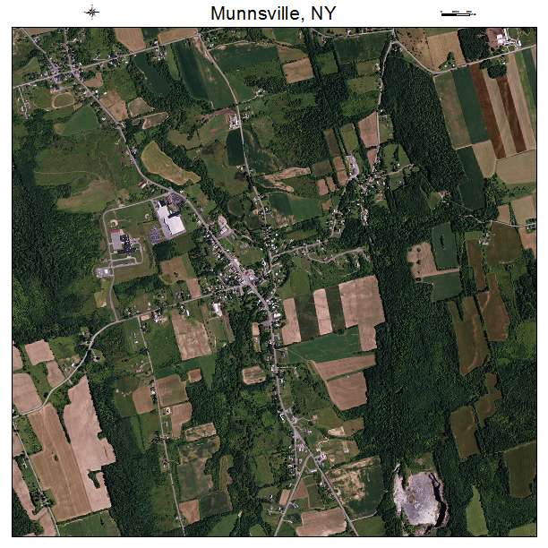 Munnsville, NY air photo map