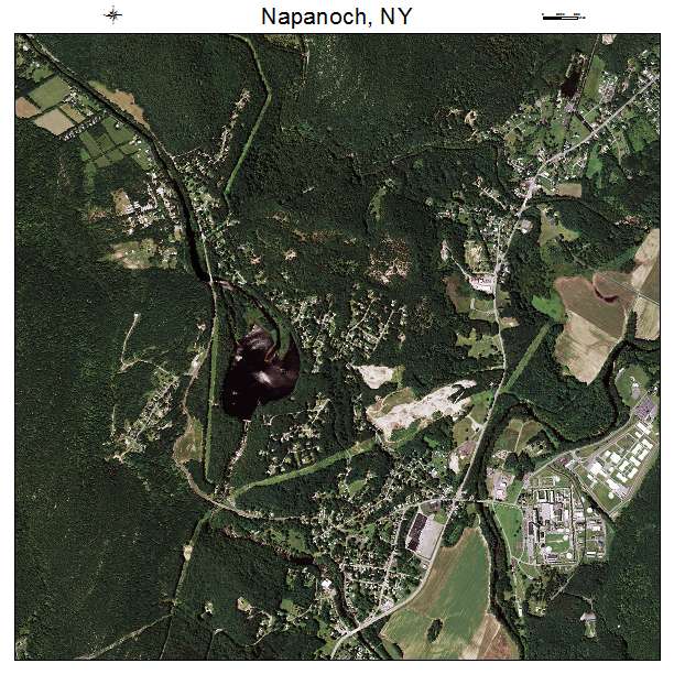 Napanoch, NY air photo map