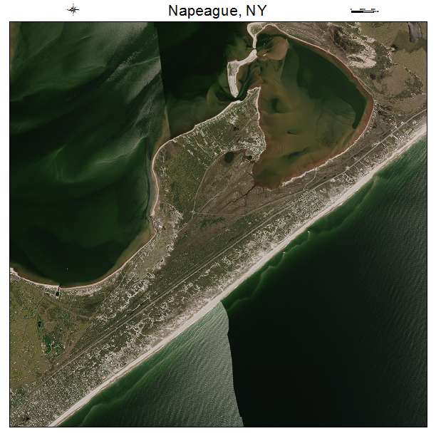 Napeague, NY air photo map