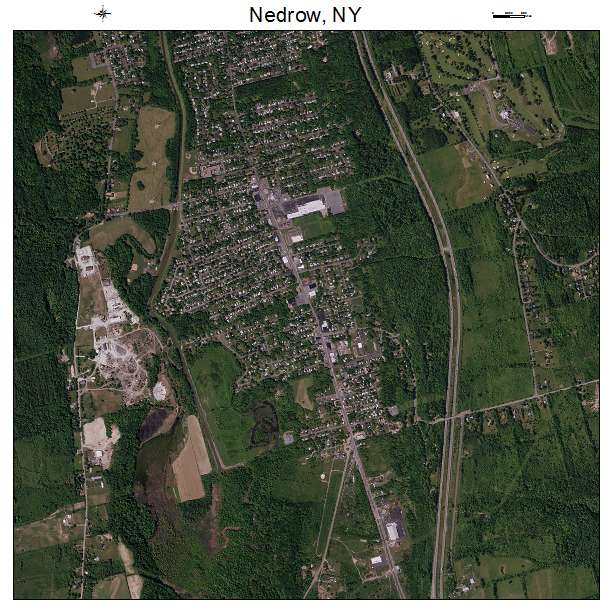 Nedrow, NY air photo map
