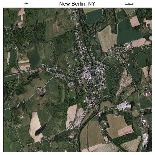 New Berlin, NY air photo map