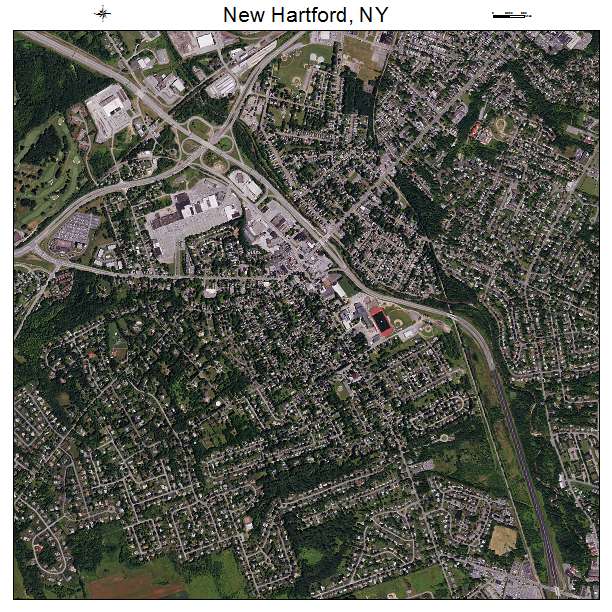 New Hartford, NY air photo map