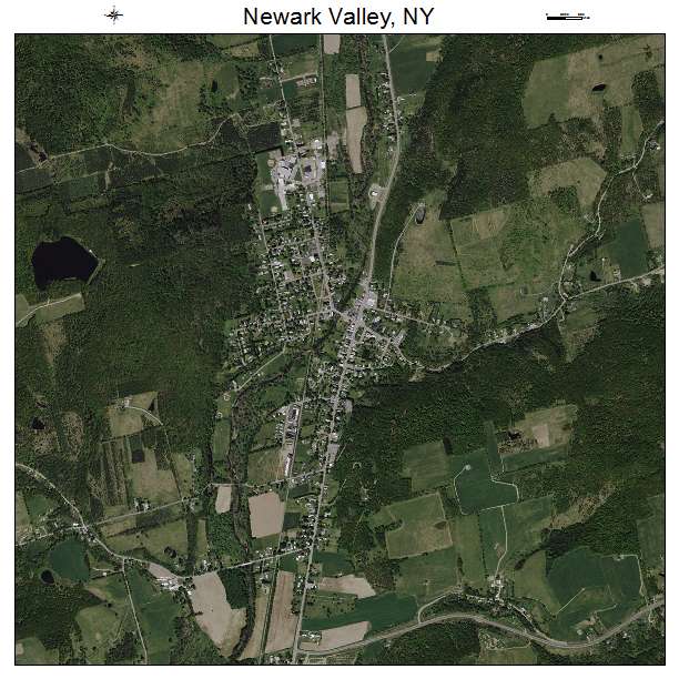 Newark Valley, NY air photo map