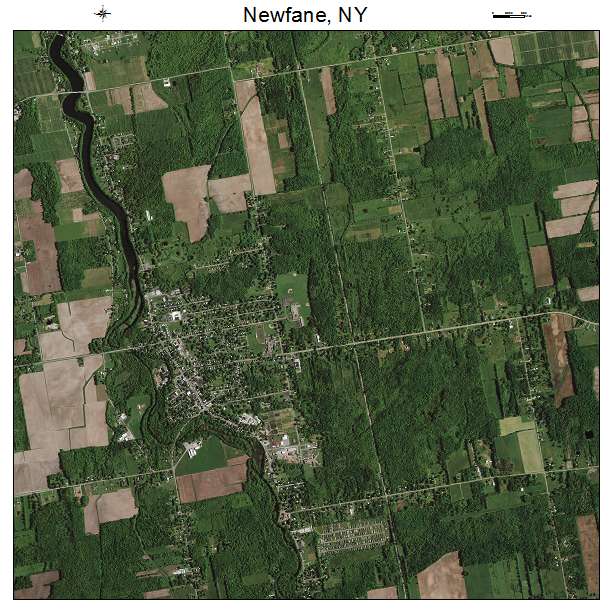 Newfane, NY air photo map