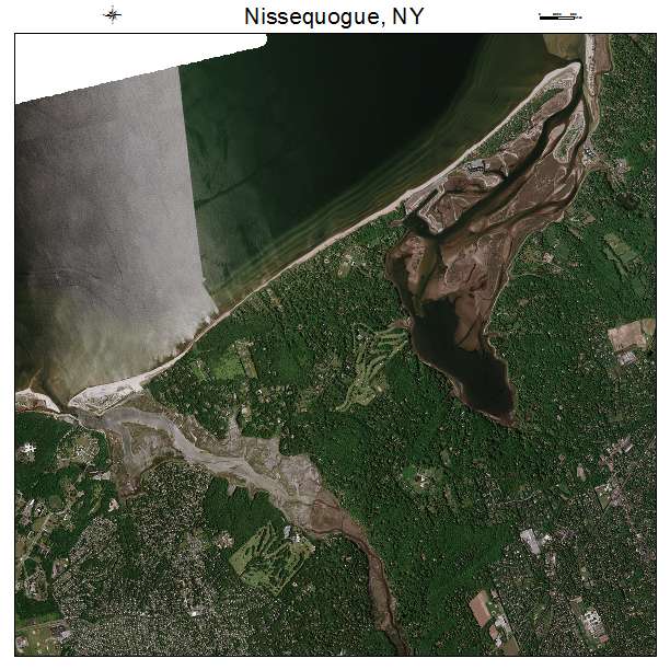 Nissequogue, NY air photo map
