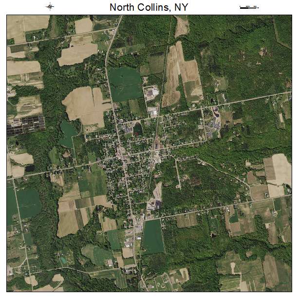 North Collins, NY air photo map