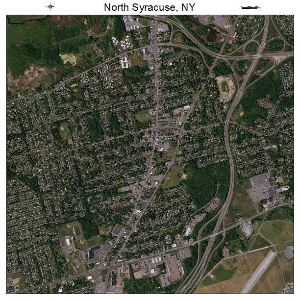 North Syracuse, NY air photo map