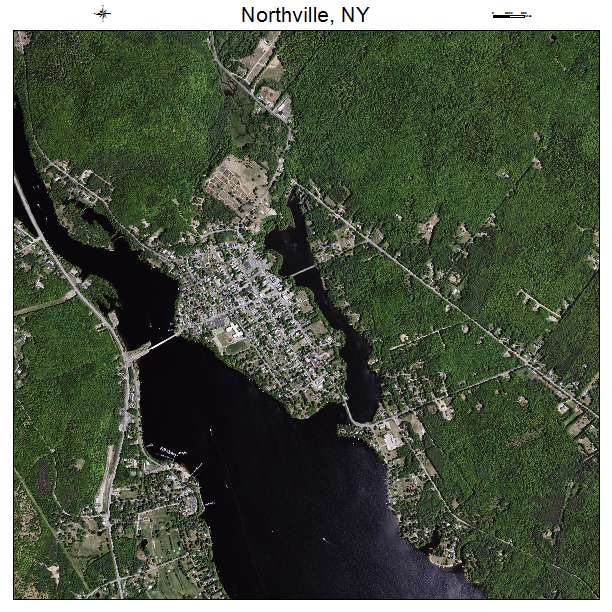 Northville, NY air photo map