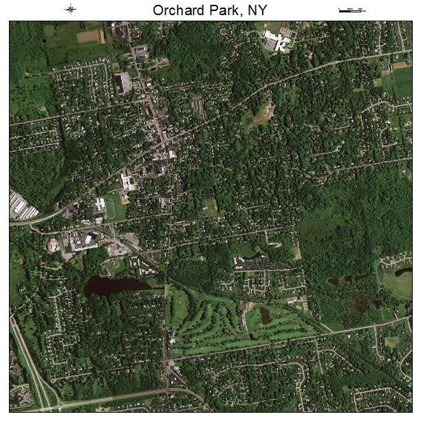 Orchard Park, NY air photo map