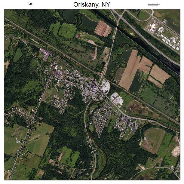 Oriskany, NY air photo map