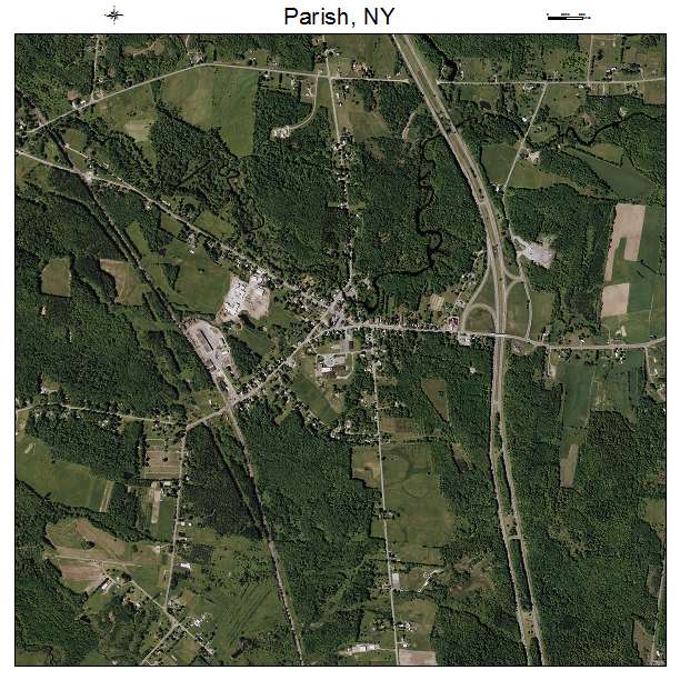 Parish, NY air photo map