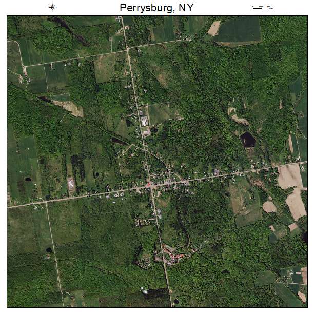 Perrysburg, NY air photo map