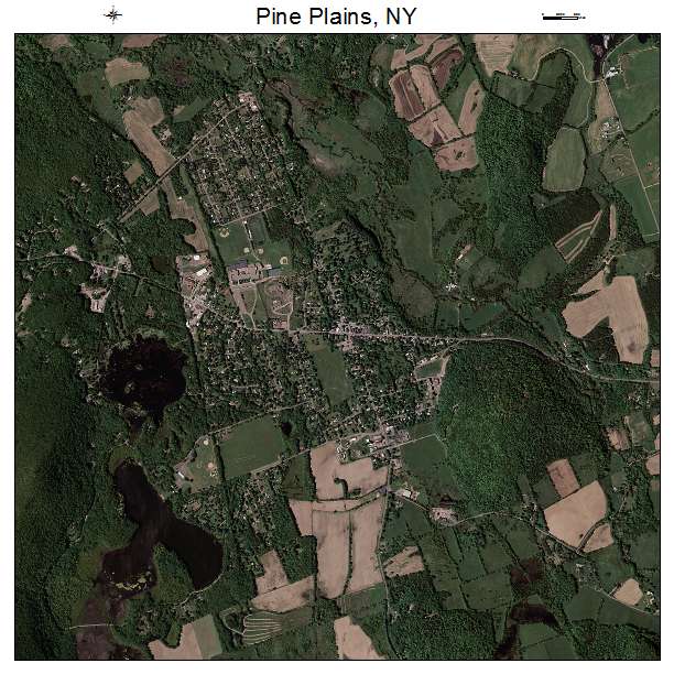 Pine Plains, NY air photo map