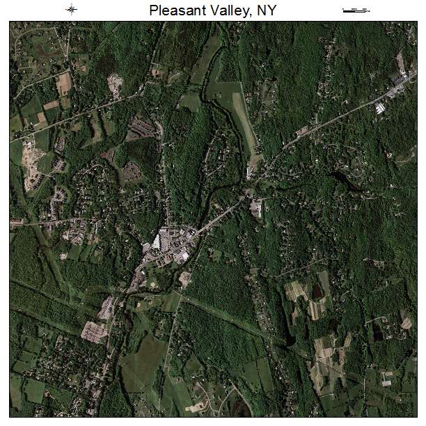 Pleasant Valley, NY air photo map