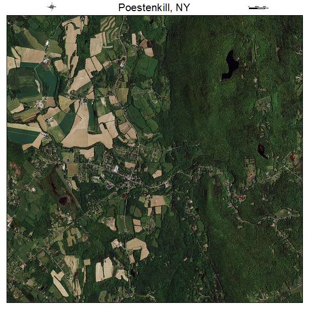 Poestenkill, NY air photo map