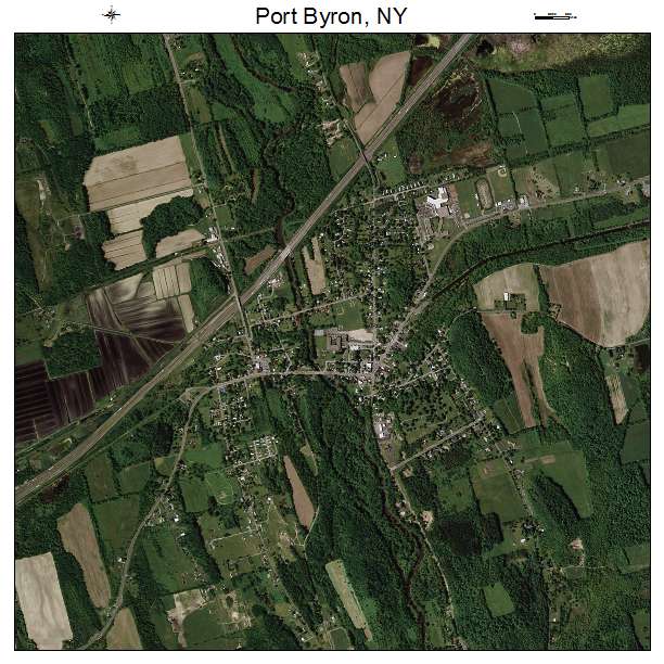 Port Byron, NY air photo map