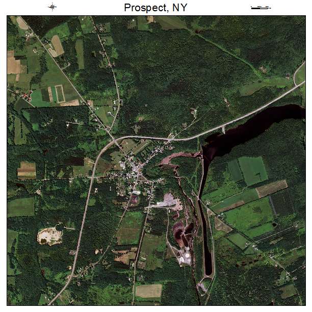 Prospect, NY air photo map