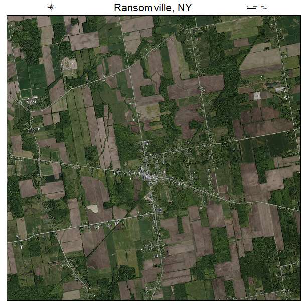 Ransomville, NY air photo map