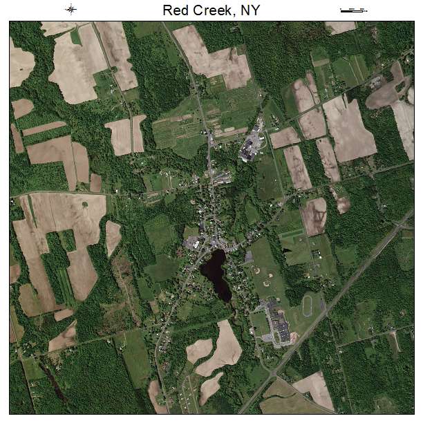 Red Creek, NY air photo map