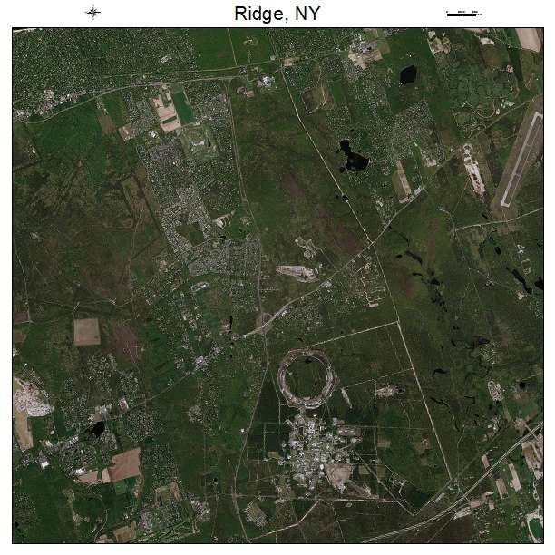 Ridge, NY air photo map