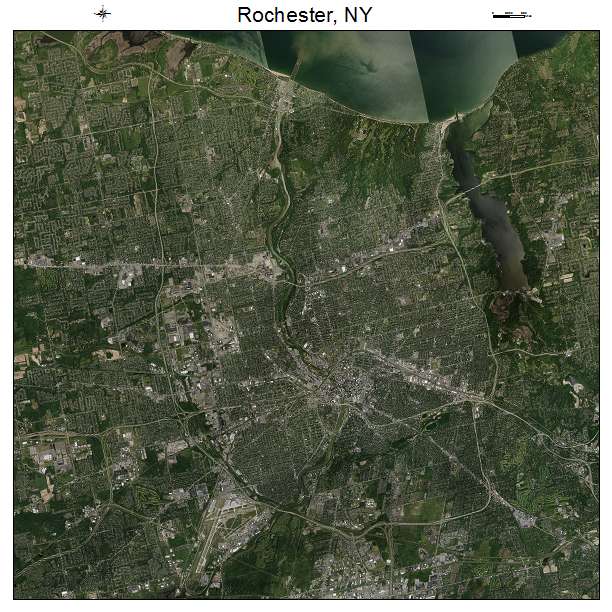 Rochester, NY air photo map