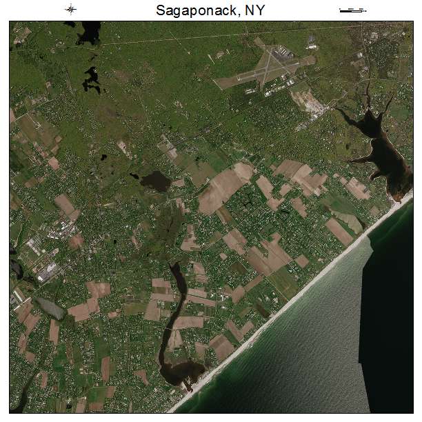 Sagaponack, NY air photo map