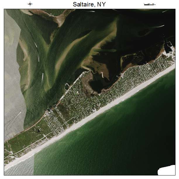 Saltaire, NY air photo map